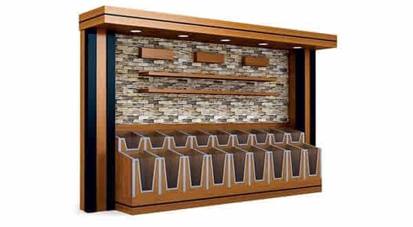 Özel Ahşap Bakliyat Reyonu