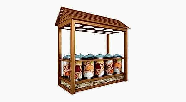 Özel Ahşap Bakliyat Reyonu