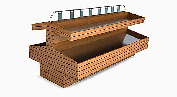 Özel Ahşap Orta Manav Reyonu